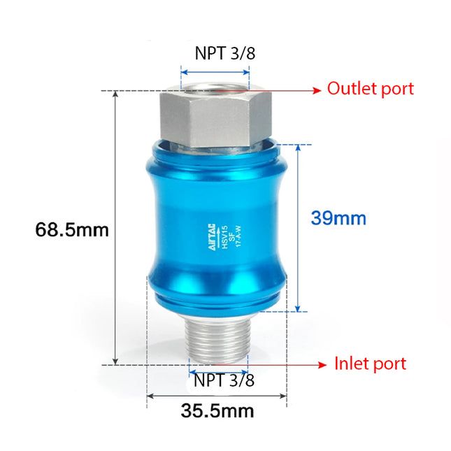 Airtac HSV-10: Slide Valve - HSV10SFT