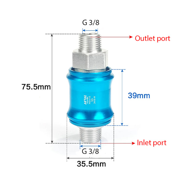 Airtac HSV-10: Slide Valve - HSV10SSG