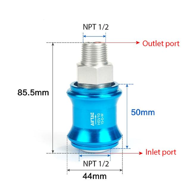 Airtac HSV-15: Slide Valve - HSV15T