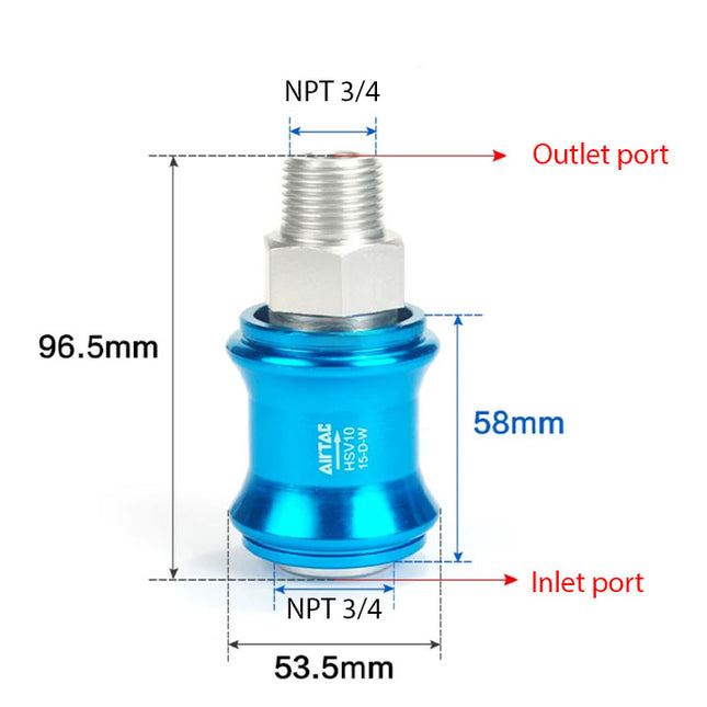 Airtac HSV-20: Slide Valve - HSV20T
