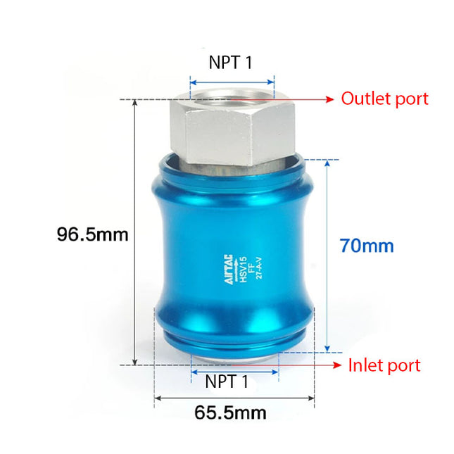 Airtac HSV-25: Slide Valve - HSV25FFT