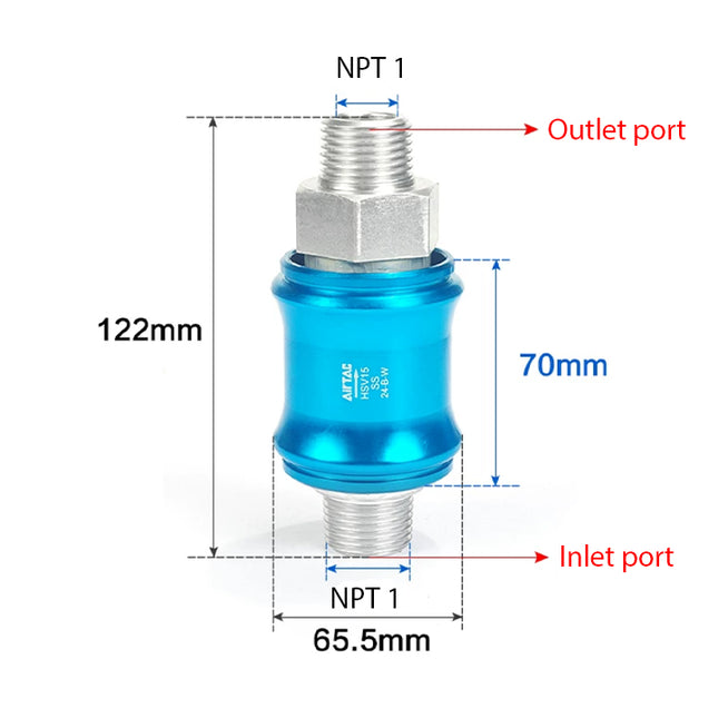 Airtac HSV-25: Slide Valve - HSV25SST