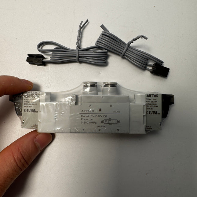 Airtac 6V series: pneumatic solenoid valve - 6V130CJ06B050