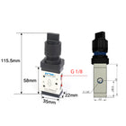 Airtac M3HS210-06: Manual Valve. 3 Way - M3HS21006BG