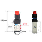 Airtac M3HS210-06: Manual Valve. 3 Way - M3HS21006RG