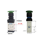 Airtac M3PM110-06: Manual Valve. 3 Way - M3PM21006G