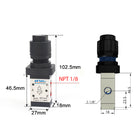 Airtac M3PP110-06: Manual Valve. 3 Way - M3PP11006BT