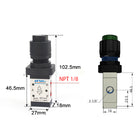 Airtac M3PP110-06: Manual Valve. 3 Way - M3PP11006GT