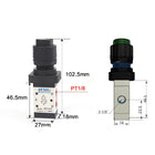 Airtac M3PP110-06: Manual Valve. 3 Way - M3PP11006G