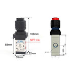 Airtac M3PP110-08: Manual Valve. 3 Way - M3PP21008RT