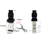 Airtac M5HS110-06: Manual Valve. 5 Way - M5HS11006BG