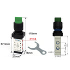 Airtac M5HS110-06: Manual Valve. 5 Way - M5HS11006G