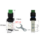 Airtac M5HS110-06: Manual Valve. 5 Way - M5HS11006GT