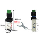 Airtac M5HS210-06: Manual Valve. 5 Way - M5HS21006GT