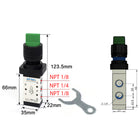 Airtac M5HS210-08: Manual Valve. 5 Way - M5HS21008GT