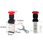 Airtac M5PL110-06: Manual Valve. 5 Way - M5PL11006G