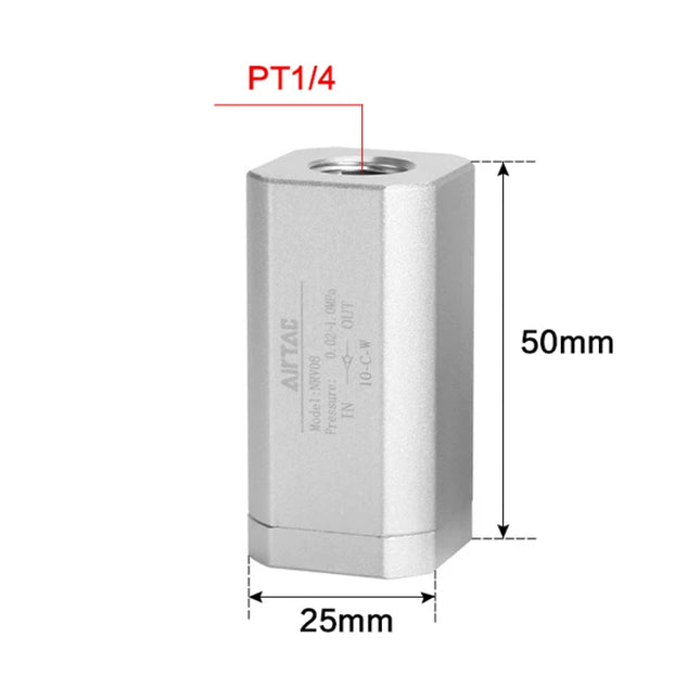 Airtac NRV-08: Non-Return Valve - NRV08