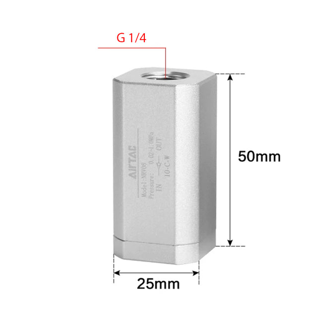 Airtac NRV-08: Non-Return Valve - NRV08G
