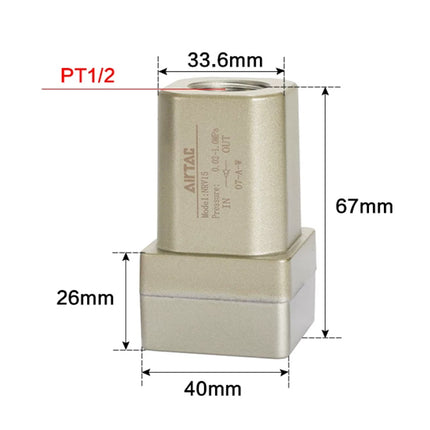 Airtac NRV-15: Non-Return Valve - NRV15