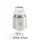 Airtac PC: Male connector--One-touch fittings(stainless steel) - PC1001D-S