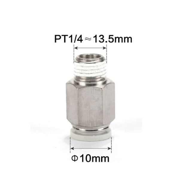 Airtac PC: Push Lock Fitting. Male Connector - PC1002D