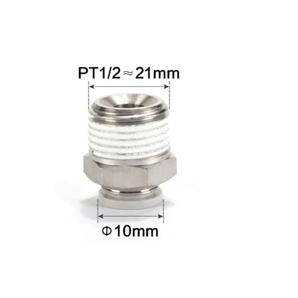 Airtac PC: Push Lock Fitting. Male Connector - PC1004