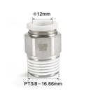 Airtac PC: Male connector--One-touch fittings(stainless steel) - PC1203D-S
