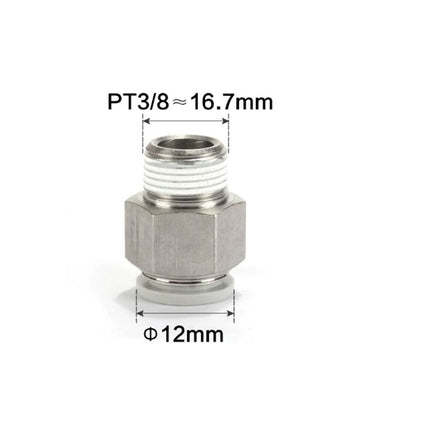Airtac PC: Push Lock Fitting. Male Connector - PC1203