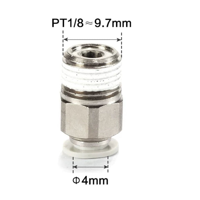 Airtac PC: Male connector--One-touch fittings - PC401-M