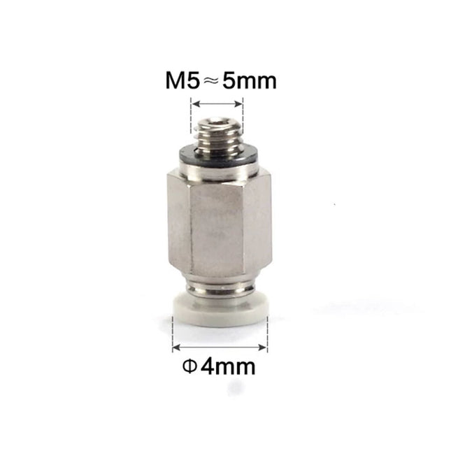 Airtac PC: Push Lock Fitting. Male Connector - PC4M5