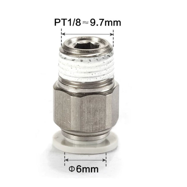 Airtac PC: Male connector--One-touch fittings - PC601-M