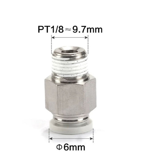 Airtac PC: Push-lock connector. Male connector - PC601