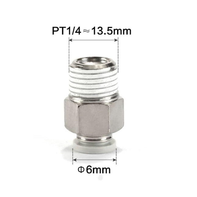 Airtac PC: Push Lock Fitting. Male Connector - PC602
