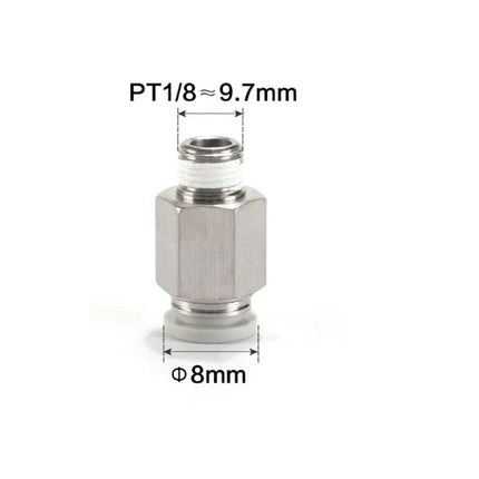 Airtac PC: Push Lock Fitting. Male Connector - PC801