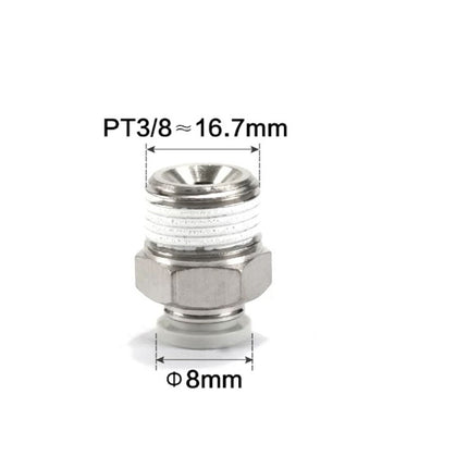 Airtac PC: Push Lock Fitting. Male Connector - PC803D