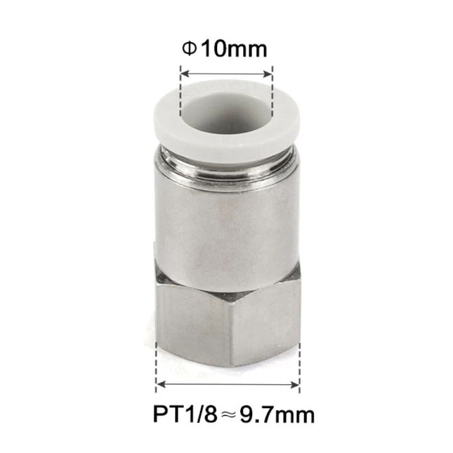 Airtac PCF: Push Lock Fitting. Female Connector - PCF1001D
