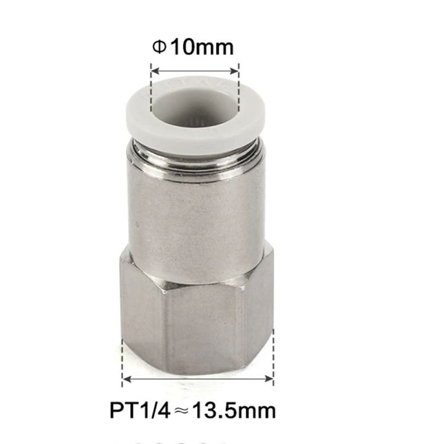Airtac PCF: Push Lock Fitting. Female Connector - PCF1002D