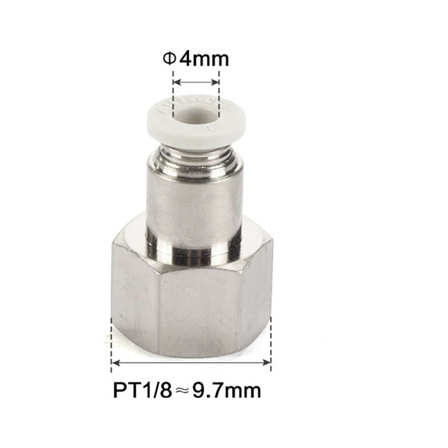 Airtac PCF: Push Lock Fitting. Female Connector - PCF401D