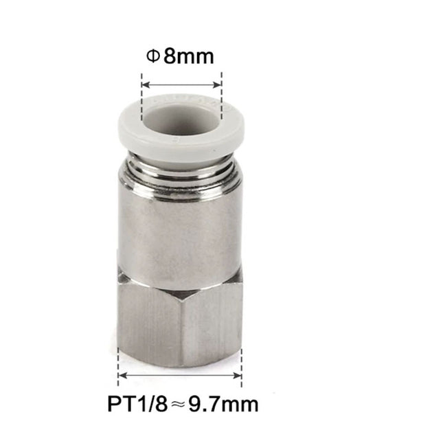 Airtac PCF: Push Lock Fitting. Female Connector - PCF801D