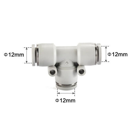 Airtac PE: Push Lock Fitting. Union Tee - PE12