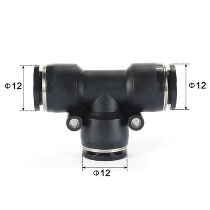 Airtac PE: Push Lock Fitting. Union Tee - PE12D