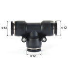 Airtac PE: Push Lock Fitting. Union Tee - PE12D