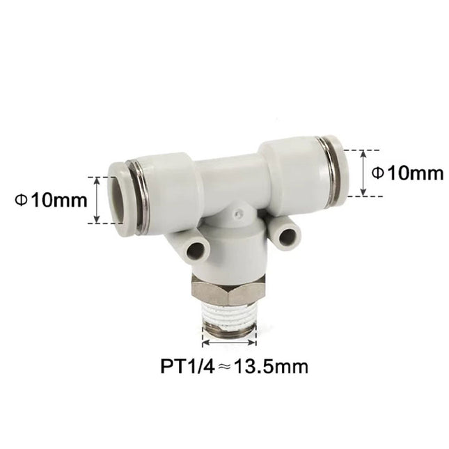 Airtac PEB: Accessories--One-touch fittings(stainless steel) - PEB1002-S