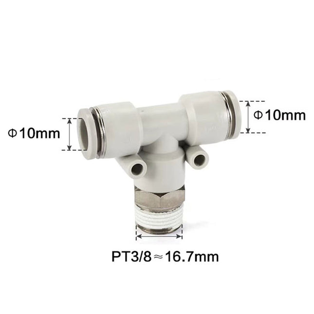 Airtac PEB: Accessories--One-touch fittings(stainless steel) - PEB1003-S
