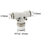 Airtac PEB: Accessories--One-touch fittings(stainless steel) - PEB1004D-S