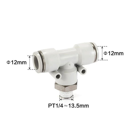 Airtac PEB: Accessories--One-touch fittings(stainless steel) - PEB1202D-S