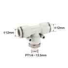 Airtac PEB: Accessories--One-touch fittings(stainless steel) - PEB1202D-S