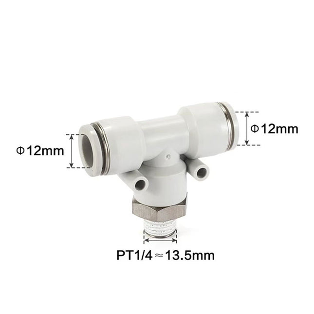 Airtac PEB: Accessories--One-touch fittings(stainless steel) - PEB1202D-S