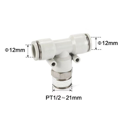 Airtac PEB: Accessories--One-touch fittings(stainless steel) - PEB1204D-S