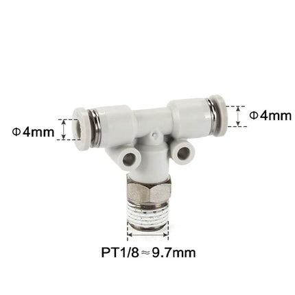 Airtac PEB: Push Lock Fitting. Male Branch Tee - PEB401